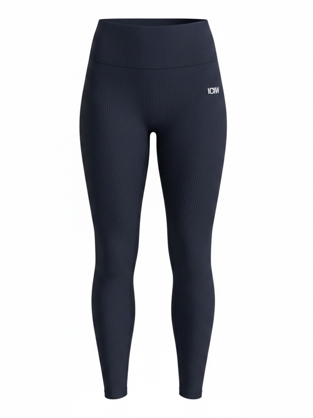 NWT ICANIWILL Ribbed Seamless Pocket Leggings Define Navy M